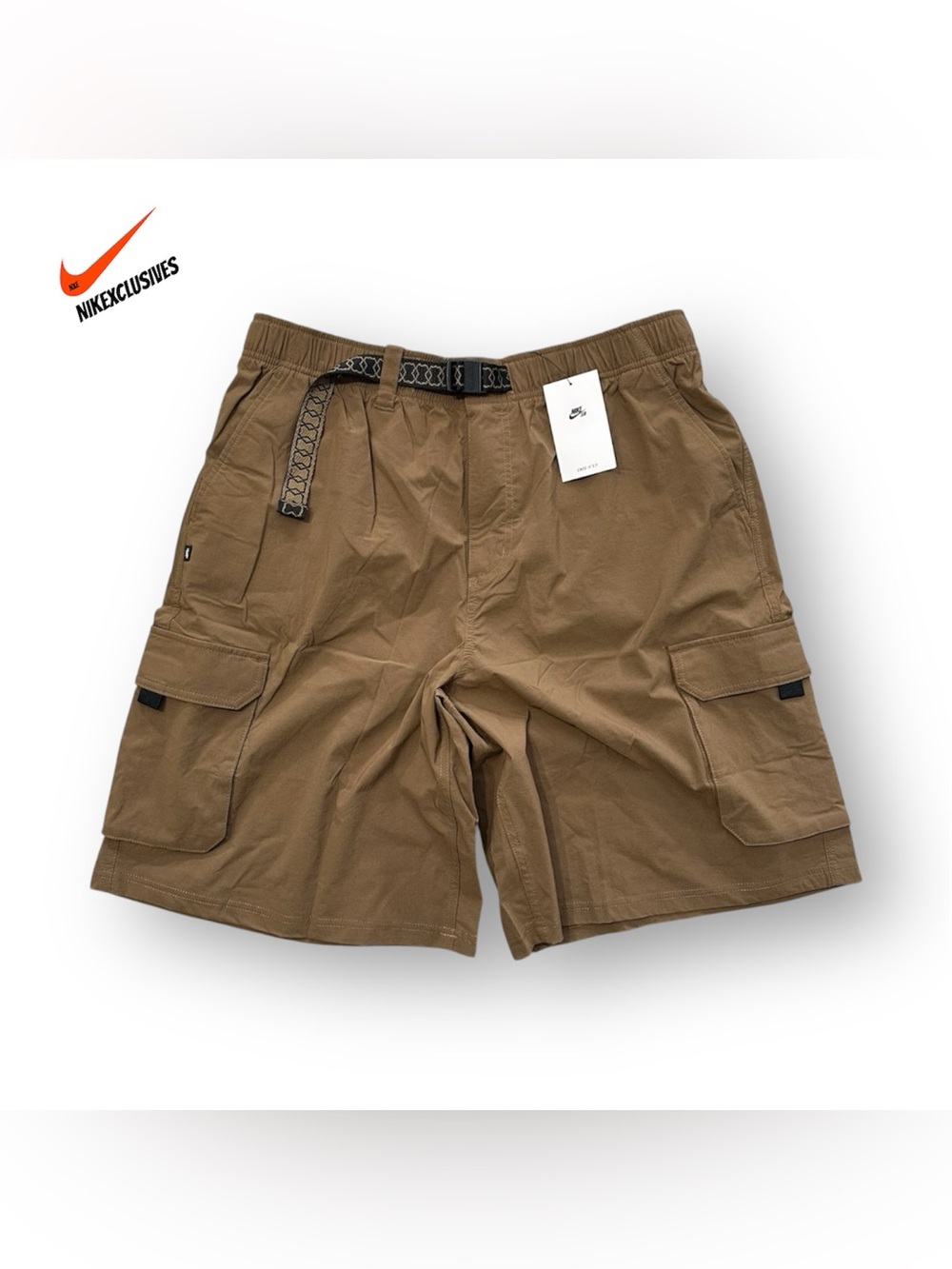 Nike SB Dri-FIT Kearny Cargo Skate Shorts w/ belt HJ2908-235 men’s size S M L XL